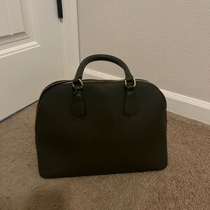 A New Day Green Satchel Bag Structured Design